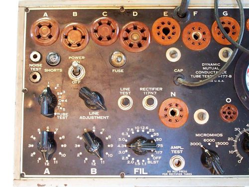 I-177-B Military Mutual Conductance Tube Tester