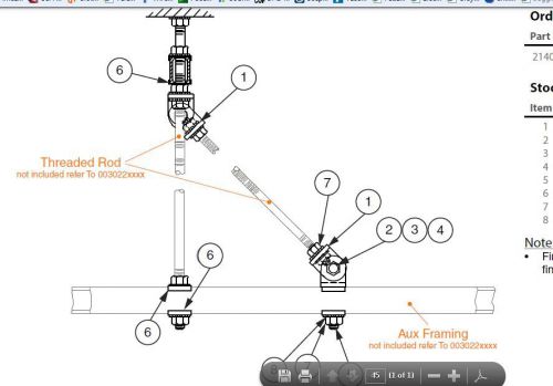 BRACING LOWER LEVEL FRAMING ATRIGHT ANGLES (NEWTON BRAND)