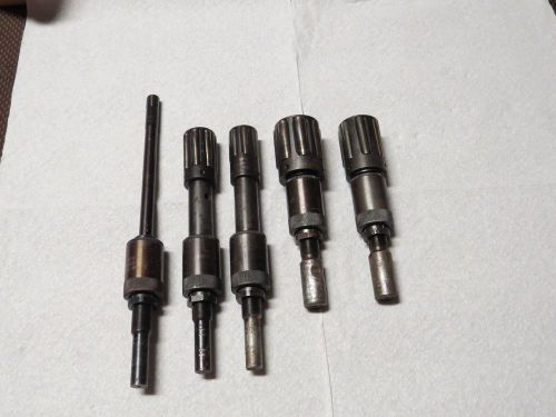 Madison roller burnishing tools.. 1.062 .. 1.187... 1.500..1.687 .. .500