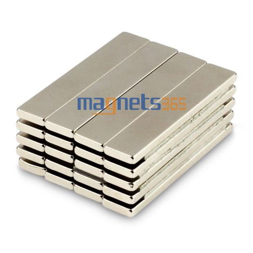 20pcs N50 Strong Block Cuboid Rare Earth Neodymium Strip Magnets 50 x 10 x 3mm