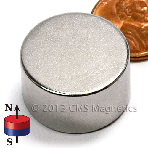 Grade N42 Neodymium Magnets Dia 7/8x1/2&#034; NdFeB Rare Earth Strong 100-Count