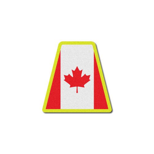 Firefighter helmet tets  tetrahedrons fire helmet sticker  - canada flag reflect for sale