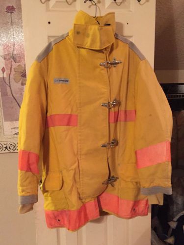 Lion Express Turnout Coat Jacket Fireman Firefighter Bunker Sz M 35 Length Arm