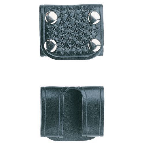 Aker A534-BP-H Black Plain Hidden Snap S.O.B. Small of the Back Belt Key Keeper