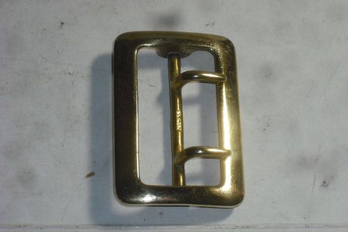 SOLID BRASS POLICE DUTY BELT BUCKLE