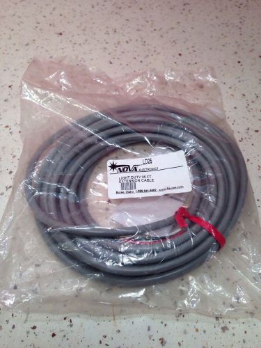 NOVA Electronics  LD25 Light Duty Cable,25 ft.,AMP Connector  New Sealed