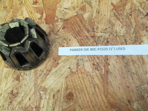 PARKER PARFLEX DIE NUMBER 80C-P1525 BLACK 1&#034; (HY FITTINGS)