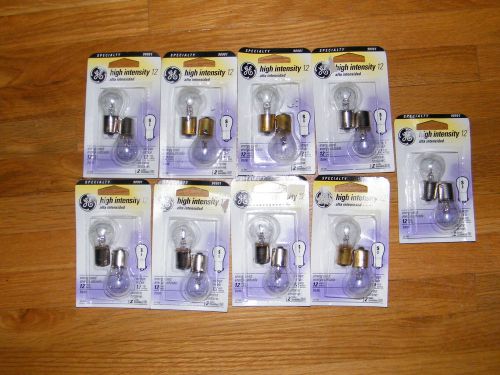 GE Specialty 90901 High Intensity 12 Lot of 9 2 packs total of 18 bulbs