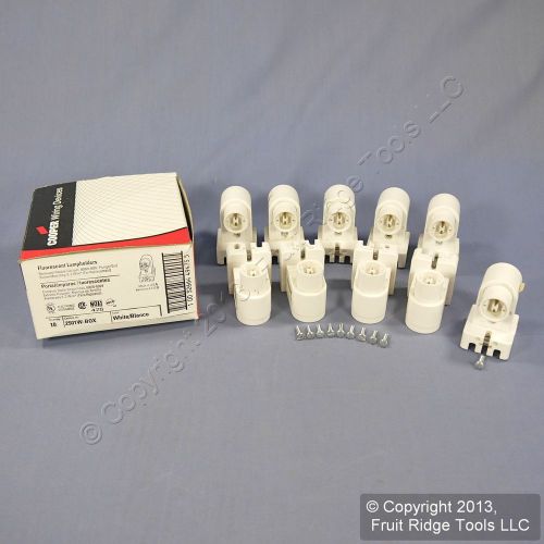 10 Cooper High Output T8 HO Fluorescent Light Lampholders Socket Plunger 2501W