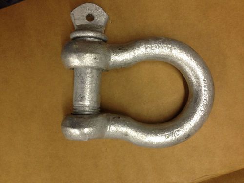 Galvanized 3/4 shackle, new