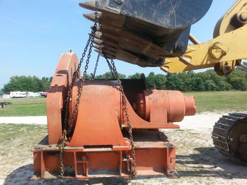 Falk ge electric 440v single drum winch hoist barge tugboat deck mooring quarry for sale