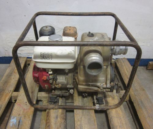 Tsurumi EPT3-80HA 8-Hp Gas 3&#034; Portable Trash Pump Honda GX240 Dewatering