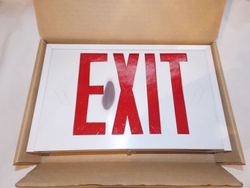 Vintage lighted exit sign made by mule co, gas &amp; oil station, man cave for sale