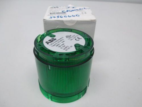 NEW ABB 1 SFA 616070R4012 GREEN LENS LIGHT ELEMENT STACK LIGHT D245801