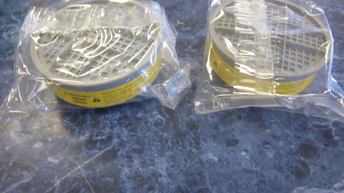 2 ZEE RESPIRATOR MASK REPLACEMENT CARTRIDGES 3628001 P.E.L. PLUS ACID GAS VAPOR