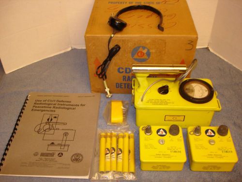 Cd v-777-1 radiation detection set civil defence geiger counter cdv-700 750 742 for sale