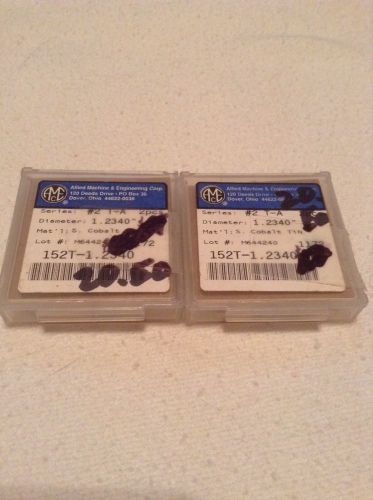 Lot of 4 AMEC 1.234 Spade Drill Inserts