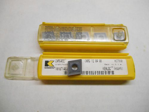 KENNAMETAL CARBIDE INSERTS , CNMG 432 ,  KC7310 , 6 INSERTS