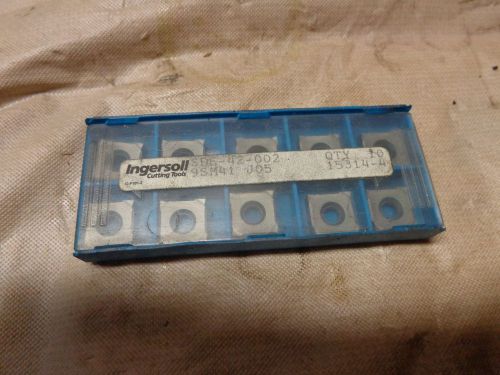 10 NEW INGERSOL CARBIDE INSERTS SDE-42-002