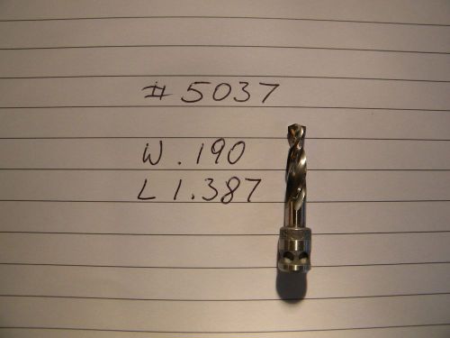 2 NEW Drill Bits #5037 .190 HSCO HSS Cobalt Aircraft Tools Guhring Made in USA