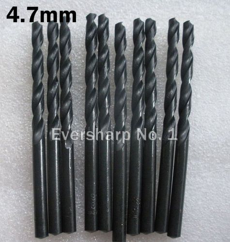 Lot New 10 pcs Straight Shank HSS Twist drills Bits 4.7 mm Rolled Drill tools