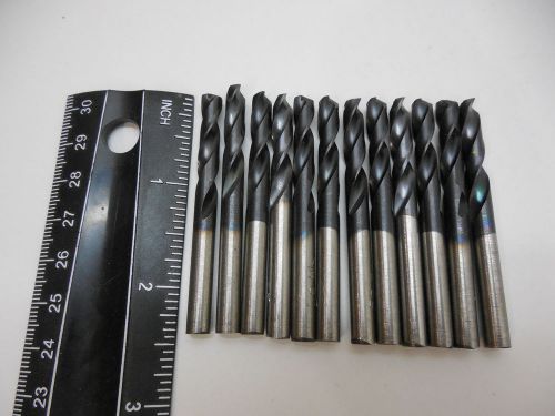 7/32&#034; Screw machine Drill bits pack of 12 135 degree Tialn