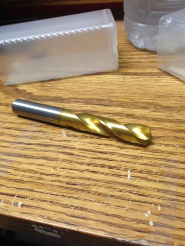 .4040&#034; Y HSCO 135 DEGREE SPLIT POINT TiN COATED STUB DRILL