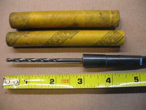 New spiral drill gw morse cutting tools 9/64 1mt taper shank drill hss for sale