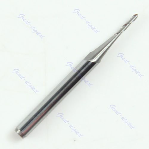 End Mills Router CNC Bit 1.0mm x 4mm CEL 10 x 2 Flute Carbide Ball Nose