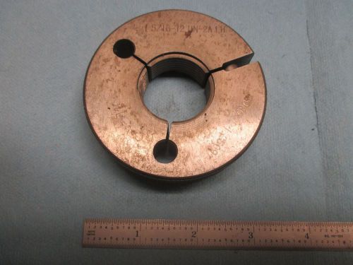 1 5/16 12 UN 2A NO GO ONLY THREAD RING GAGE 1.3125 P.D. IS 1.2509 MACHINE SHOP