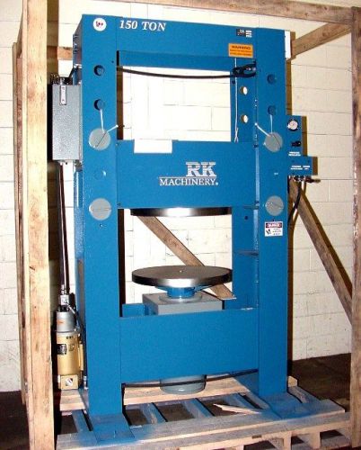 150TN TONS Pressmaster FTP-150 TIRE PRESS, Power Elevation of Tbl