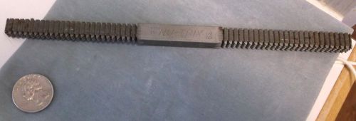 Reiff &amp; Nestor No. 2 Machinist Nu Trix Thread Restorer - 8 3/4&#034;