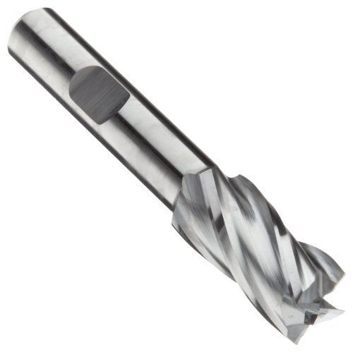 Niagara Cutter 40101 High Speed Steel (HSS) Square Nose End Mill, Inch, Weldon .