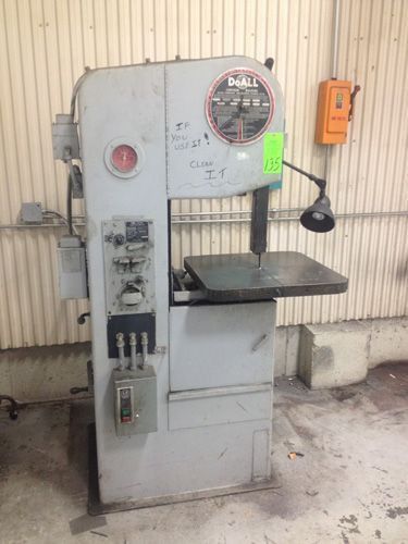 Doall 16&#034; Model 1612 vertical bandsaw band saw HVAC sheet metal machine