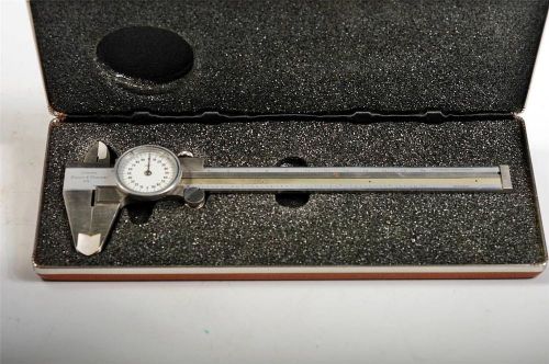 Brown and sharpe dial caliper 6&#034; stainless germany hardened throughout model 578 for sale