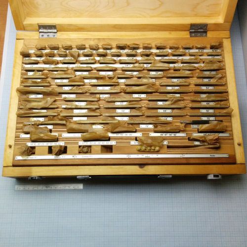 Big ?1 Precision Angle Gauge Block Set (93 pcs, 16 kg!) Grade 1 - Free Shipping*