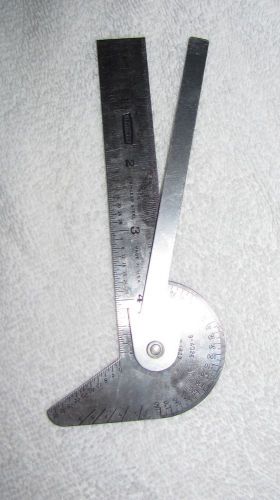 Craftsman 9-4026 protractor/square/center finder /drill point gauge, 1937 for sale