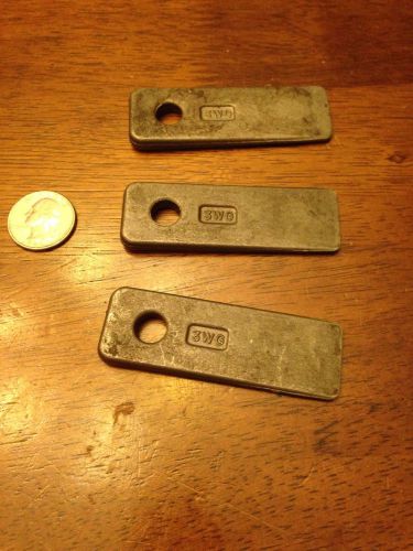 3 Williams vintage machinist set-up wedges 3WG possibly NOS