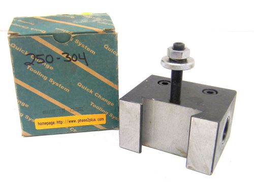 NEW PHASE II 250-304 QUICK CHANGE TOOL POST BORING BAR HOLDER CXA #14