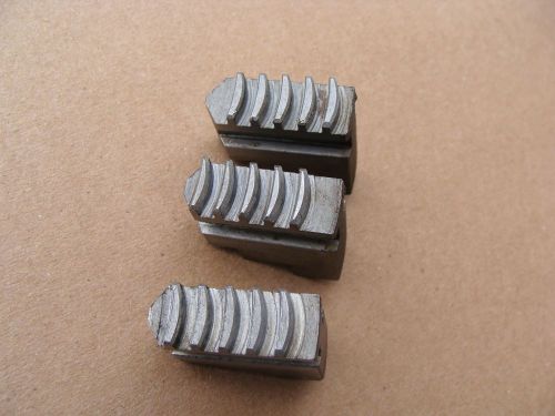 hard  chuck jaws for mini lathe,  set of 3 #0352