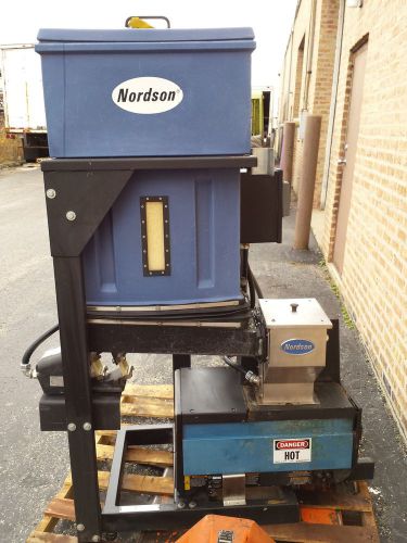 Nordson 3500-1EA34/D Hot Glue System w/ Hopper Feeder, Syntron Magnetic Feeder