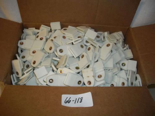 Box of (1175) Belletech White Glass Door Holder Injection Molds 73321-SW3-0000