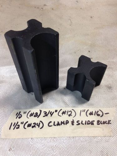 TUBE BENDER CLAMP / SLIDE BLOCKS #8-#12-#16-#24. PARKER