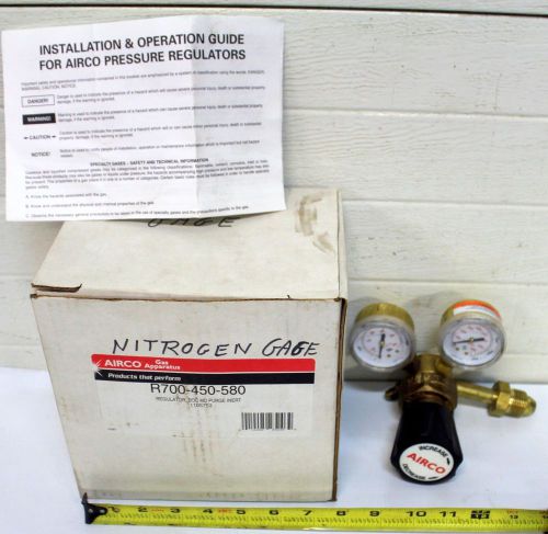Airco gas apparatus r700-450-580 pressure regulator gauge for sale