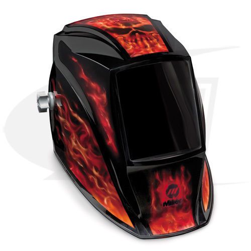 Miller MP-10 Passive Series - &#034;Inferno&#034; Welding Helmet