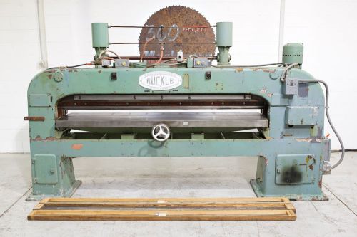 RUCKLE 90? GERMAN VENEER GUILLOTINE INCLUDES 4 BLADES