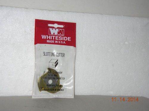 OLDER NOS UNUSED WHITESIDE SLOTTING CUTTER ROUTER BIT 3 WING 6703A 24D63