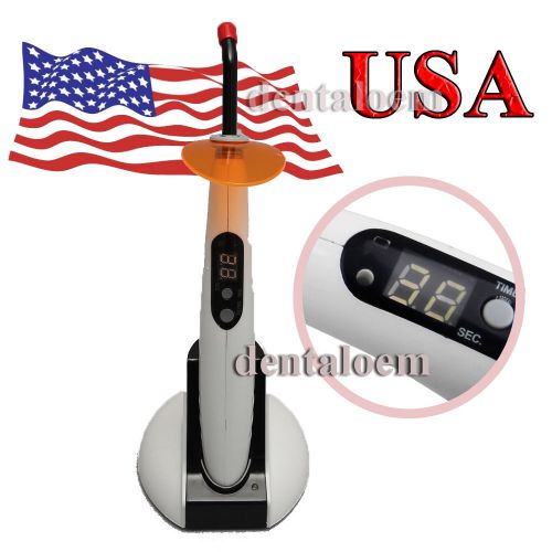 Dental Wireless Cordless LED Curing Light Lamp 1400mw Woodpecker T4 *USA STOCK*