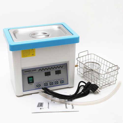 Dental Handpiece Ultrasonic Cleaner Digital Cleaning Lab 5L US Shipping QIXI01