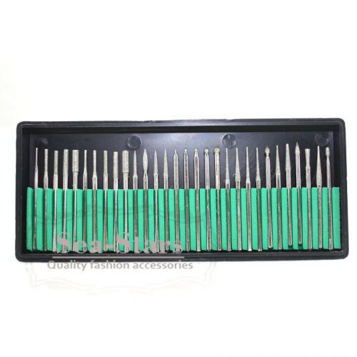 New Bid 30 Pcs Diamond Dental Burs Millers Tooth Drill Jewelers On Sale